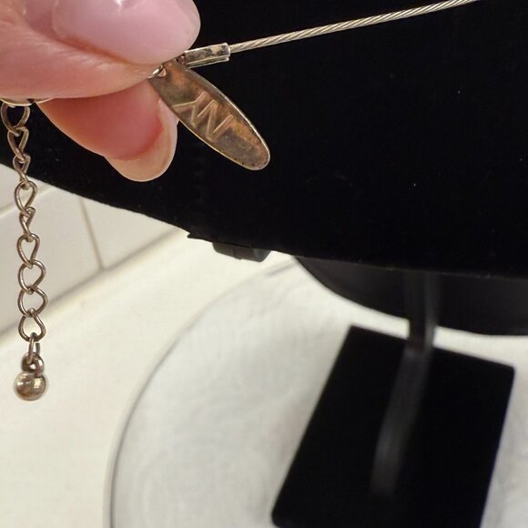 Choker with Cat's Eye Glass Pendant - Picture 5 of 8